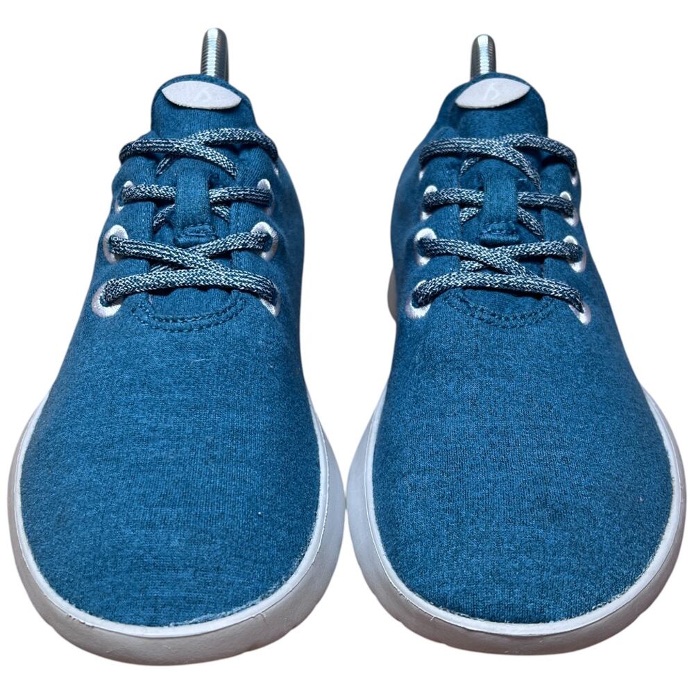ALLBIRDS The Wool Runnner Men's Sz 8 Thrive Teal Trainers Sneakers Merino Wool - Picture 9 of 12